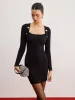 Shrug Ribbed Slim Sweater Dress sold by COMMENSE