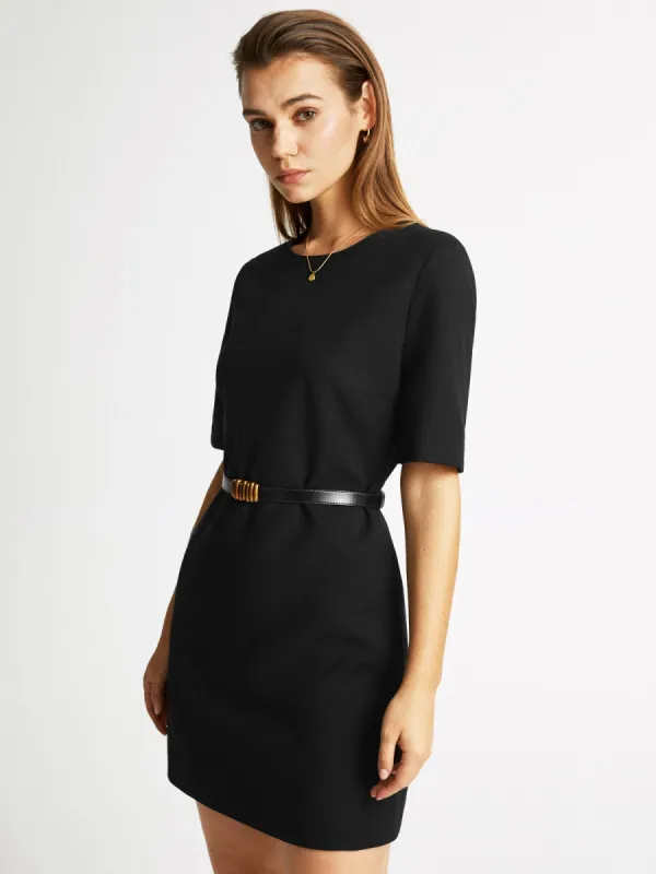 Short Sleeve Every T-Shirt Dress Without Belt sold by COMMENSE