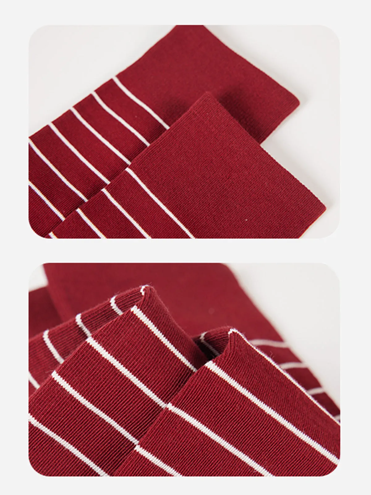 Contrast Striped Stacking Socks sold by COMMENSE product image thumbnail 2