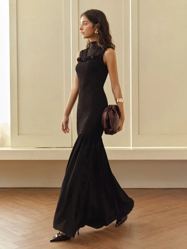 Rosette Panel Tank Dress sold by COMMENSE