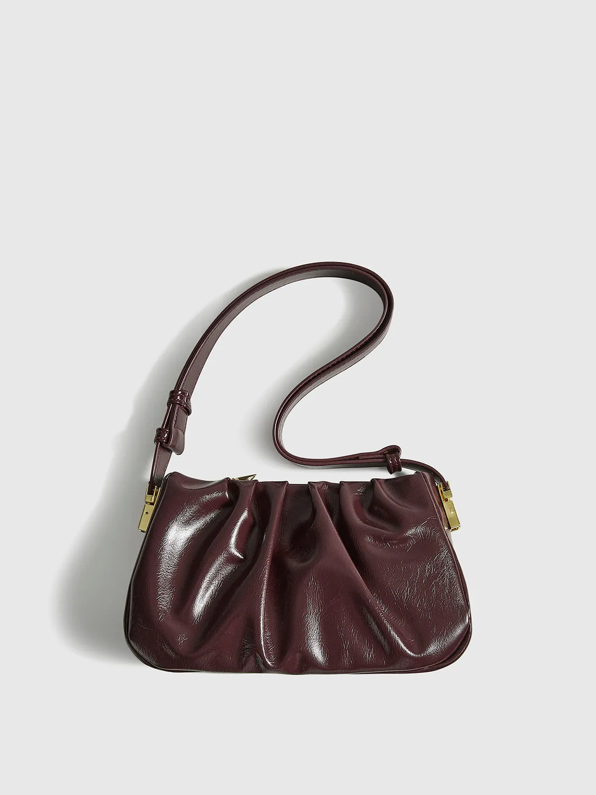 Retro Pleated Shoulder Bag sold by COMMENSE product image thumbnail 2