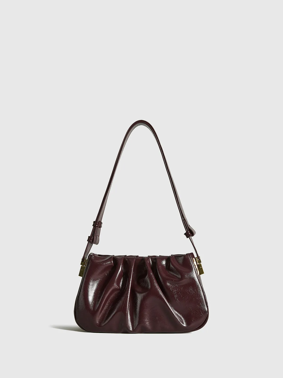 Retro Pleated Shoulder Bag sold by COMMENSE