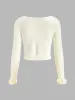 Romance 3D Flower Jersey Sweater sold by COMMENSE