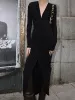 Ruched Split Knit Dress sold by COMMENSE