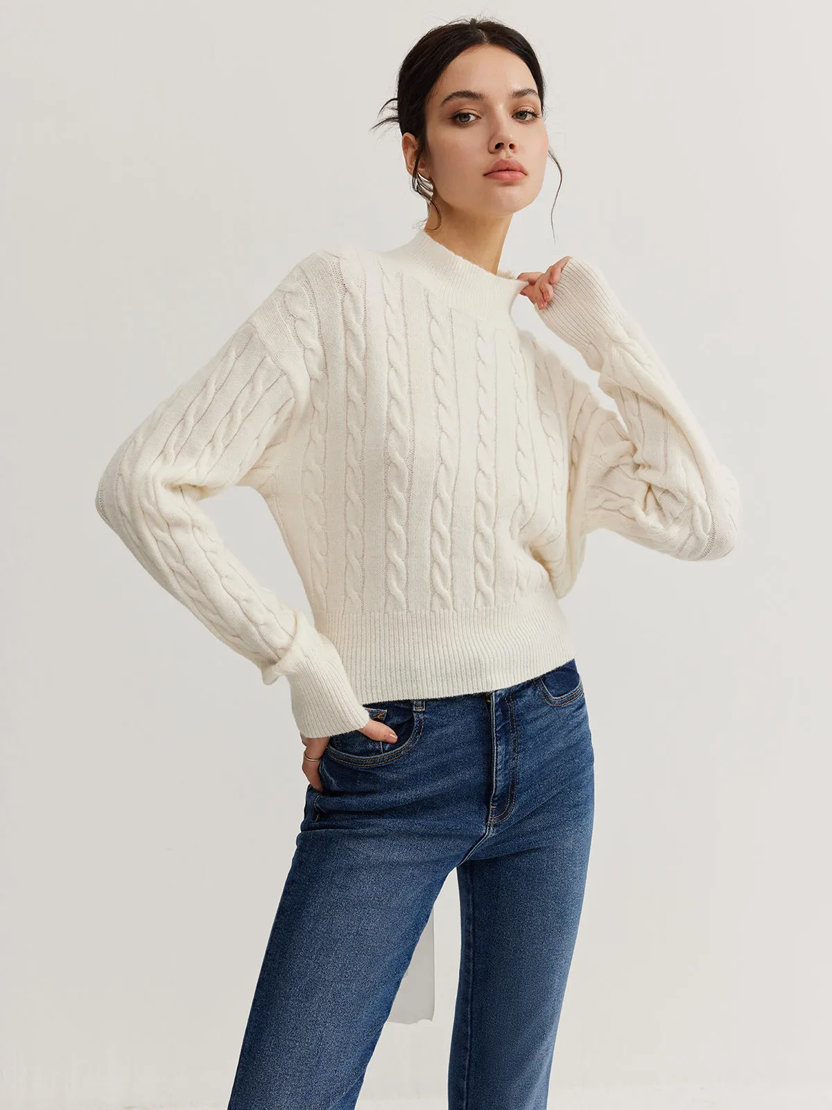 Plain Backless Bow Knit Top sold by COMMENSE product image thumbnail 2