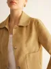Plain Faux Leather Short Jacket sold by COMMENSE