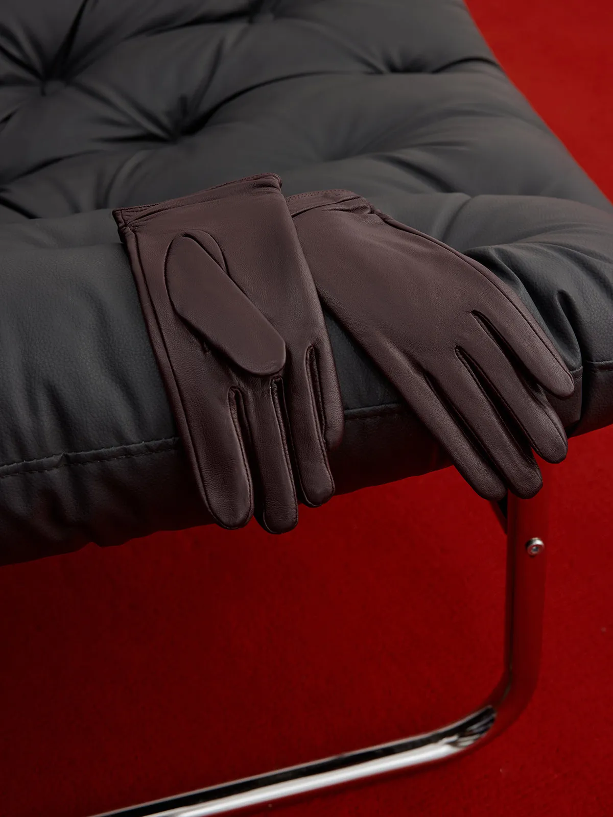 Fleece Lined Goatskin Gloves sold by COMMENSE product image thumbnail 2