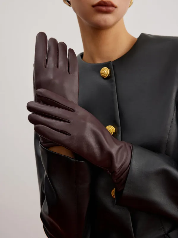 Fleece Lined Goatskin Gloves sold by COMMENSE