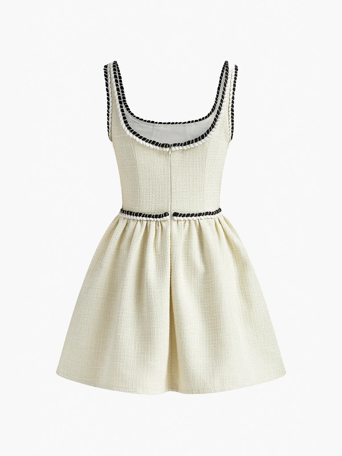 Tweed Pleated Strappy Dress sold by COMMENSE product image thumbnail 2