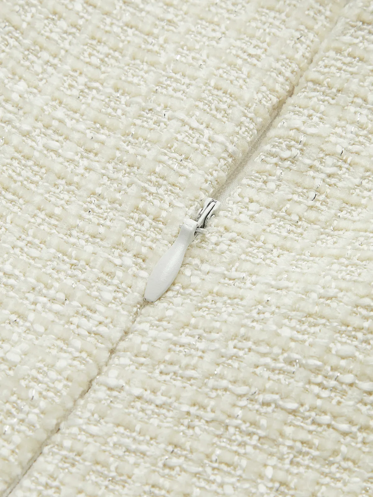 Tweed Pleated Strappy Dress sold by COMMENSE product image thumbnail 3