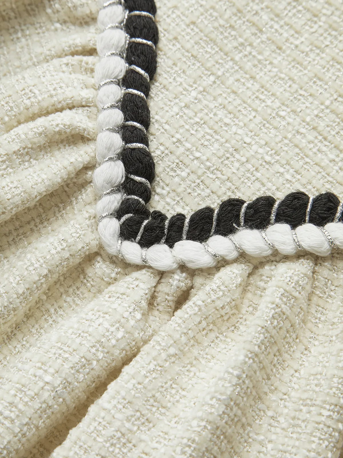 Tweed Pleated Strappy Dress sold by COMMENSE product image thumbnail 4