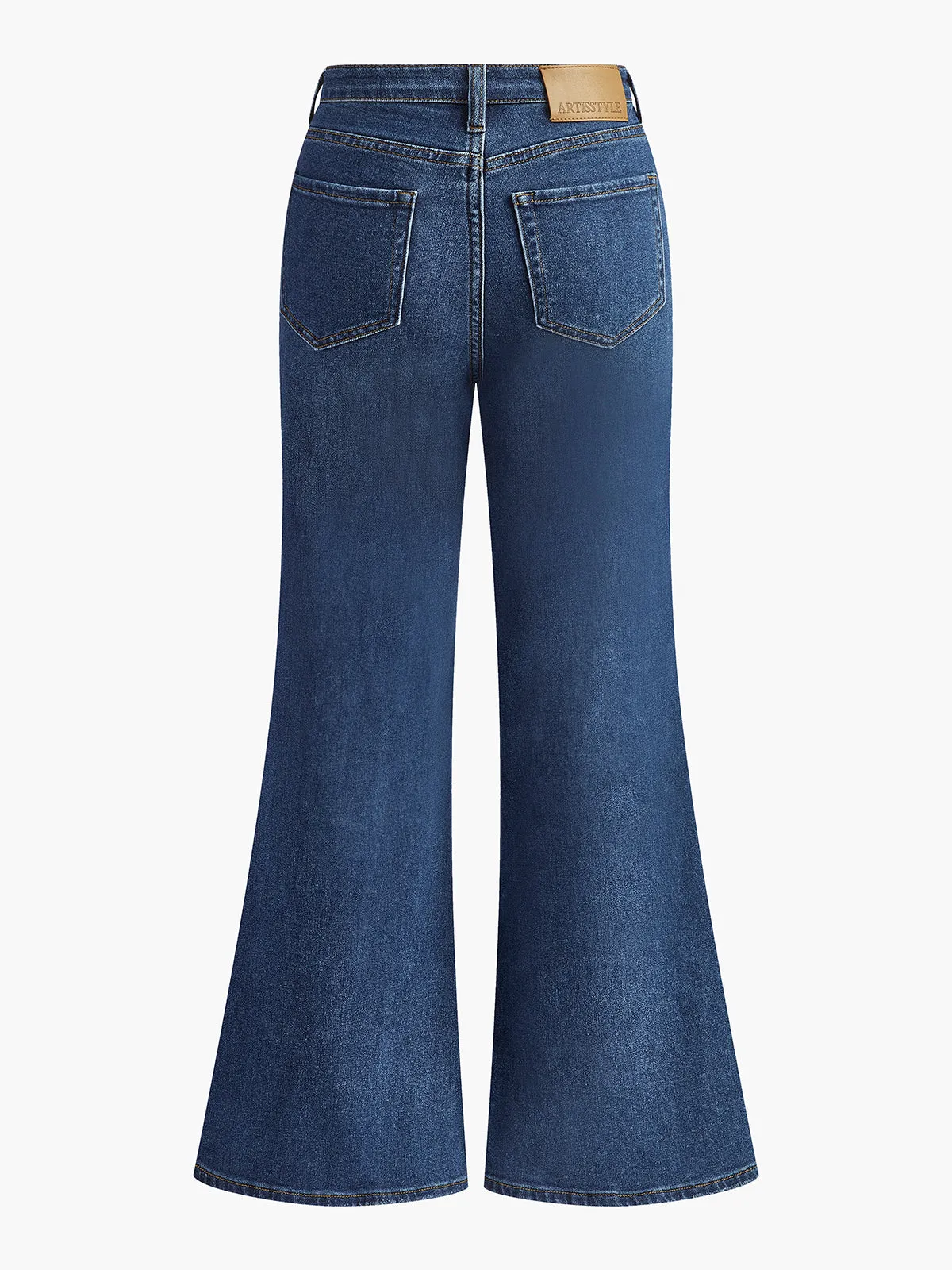 Cotton Denim Bootcut Jeans sold by COMMENSE product image thumbnail 2