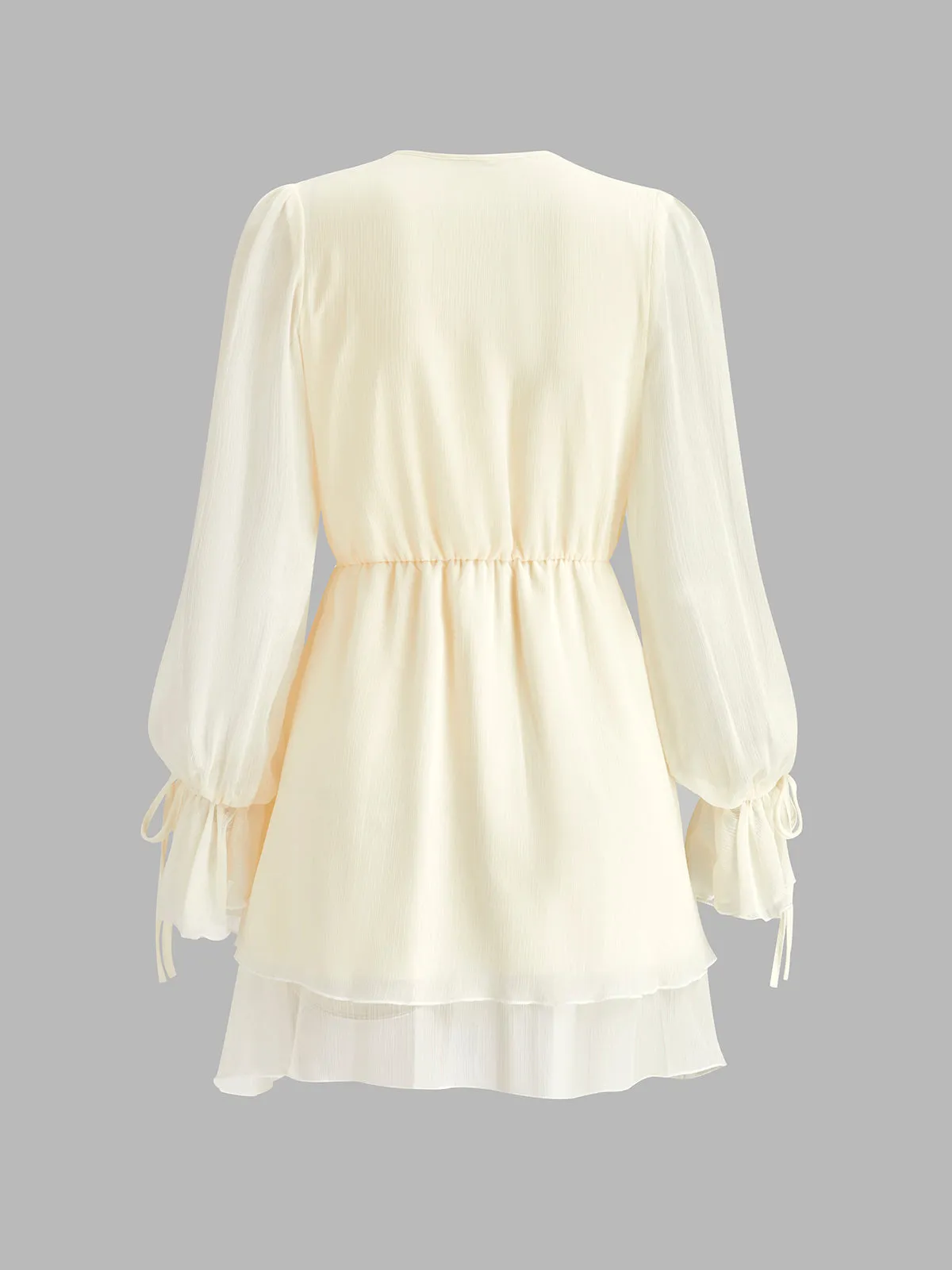 Romance Ruffle Chiffon Dress sold by COMMENSE product image thumbnail 5