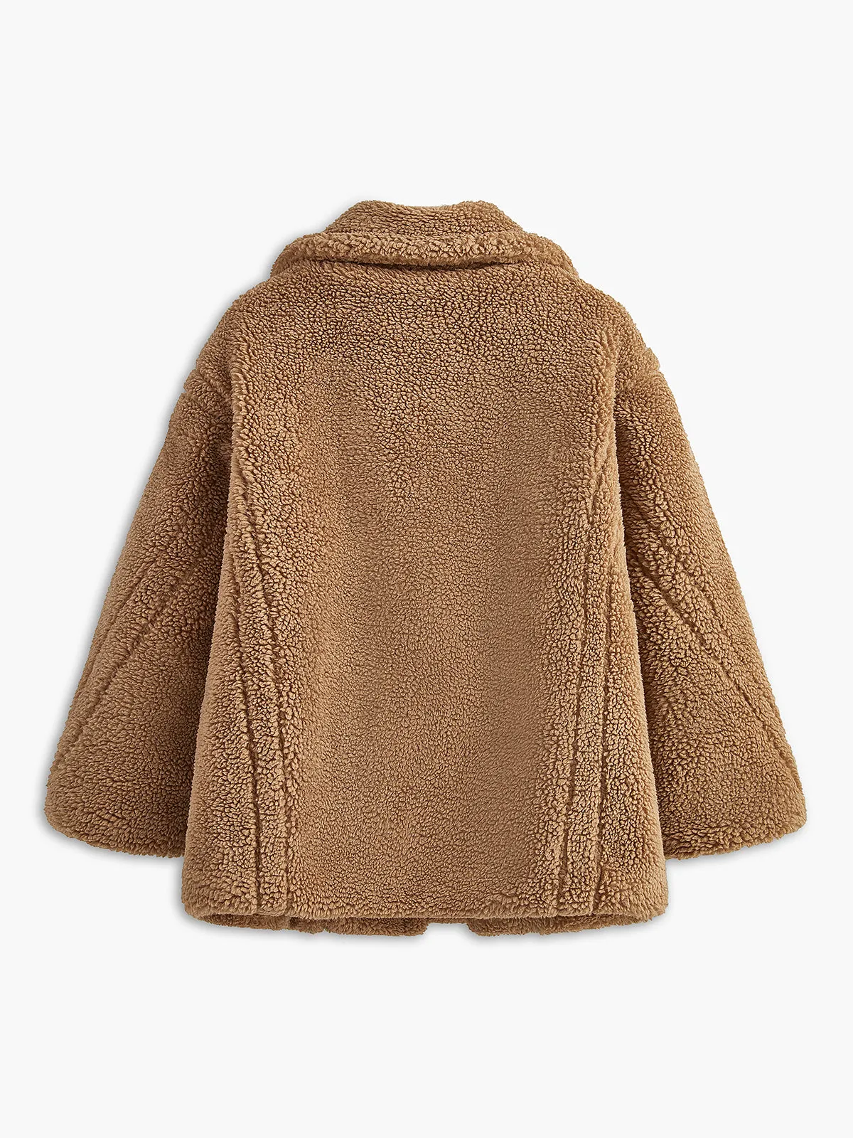 Button Teddy Lapel Jacket sold by COMMENSE product image thumbnail 3