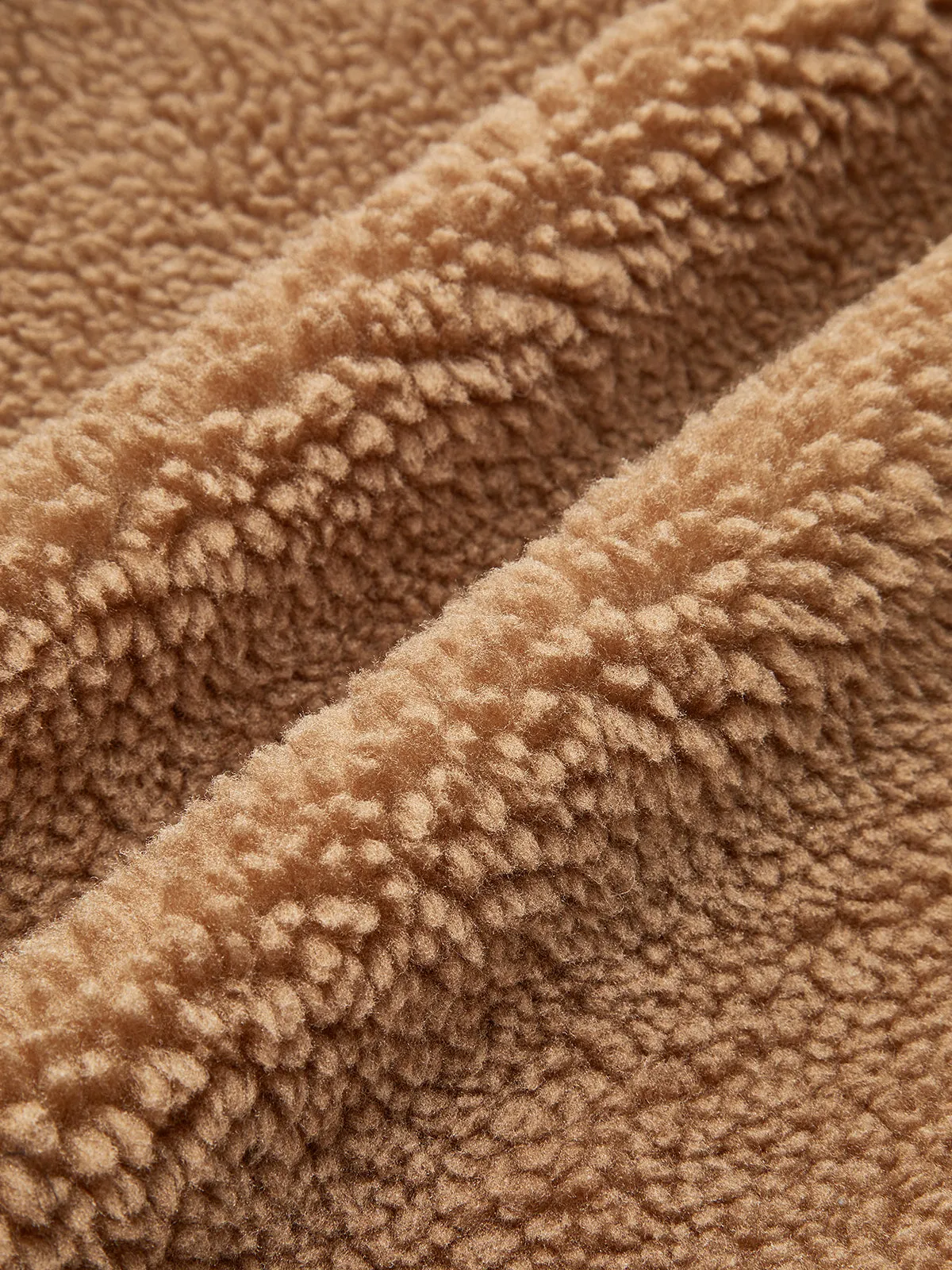 Button Teddy Lapel Jacket sold by COMMENSE product image thumbnail 4