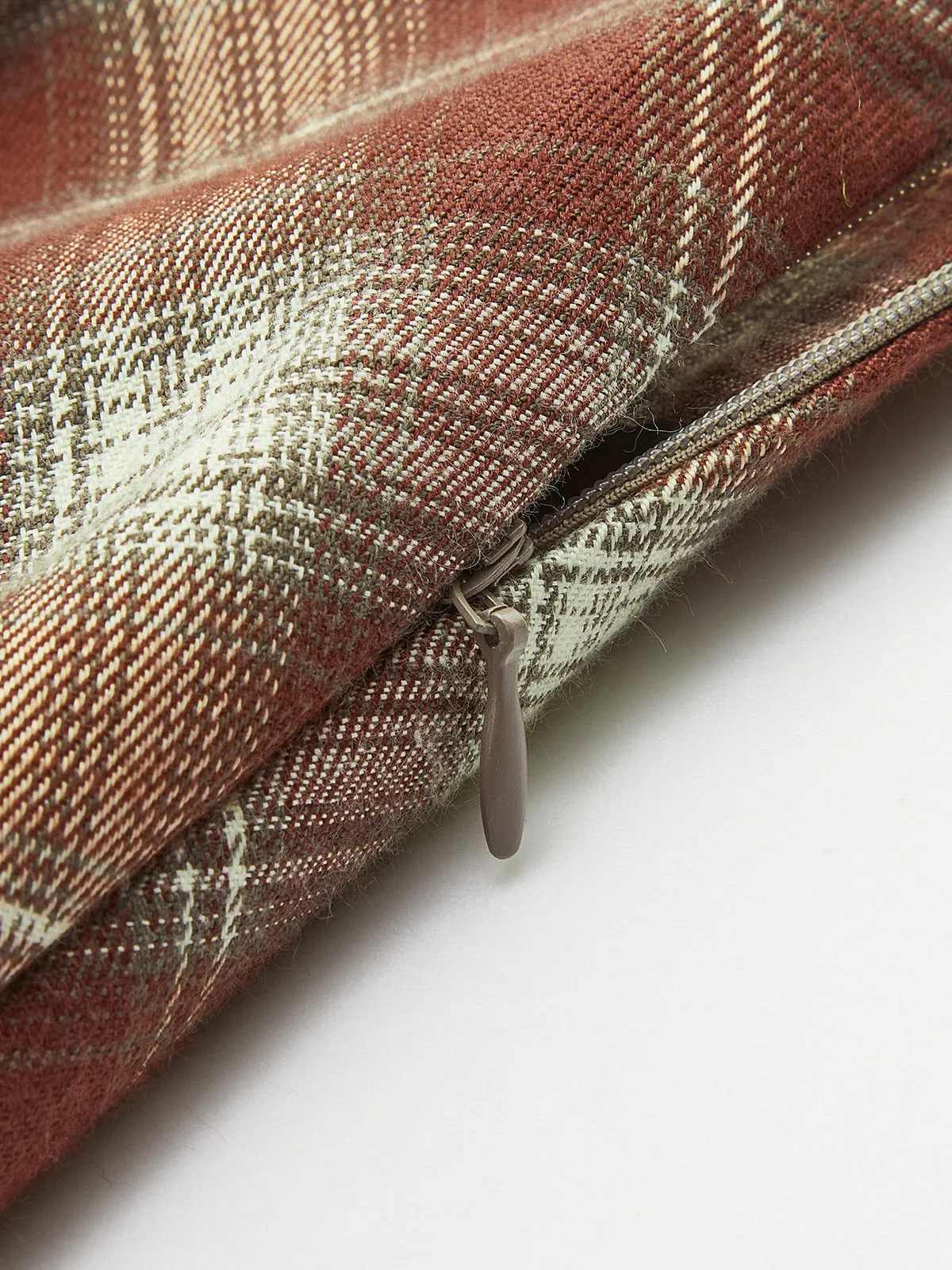 Checked Zipper Mini Skirt sold by COMMENSE product image thumbnail 2