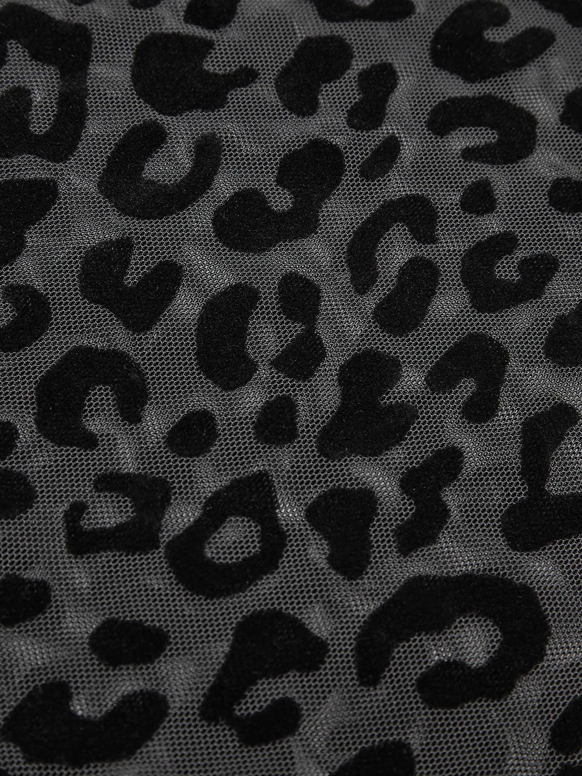 Leopard Printed Sheer T-Shirt sold by COMMENSE product image thumbnail 4