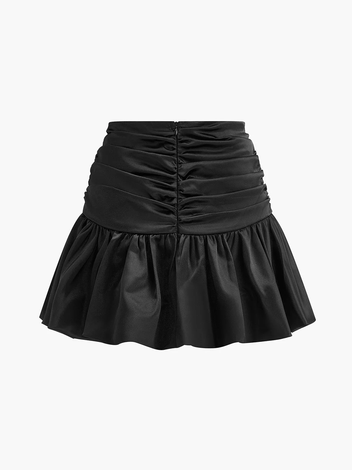 Pleated Ruffle Mini Skirt sold by COMMENSE product image thumbnail 2