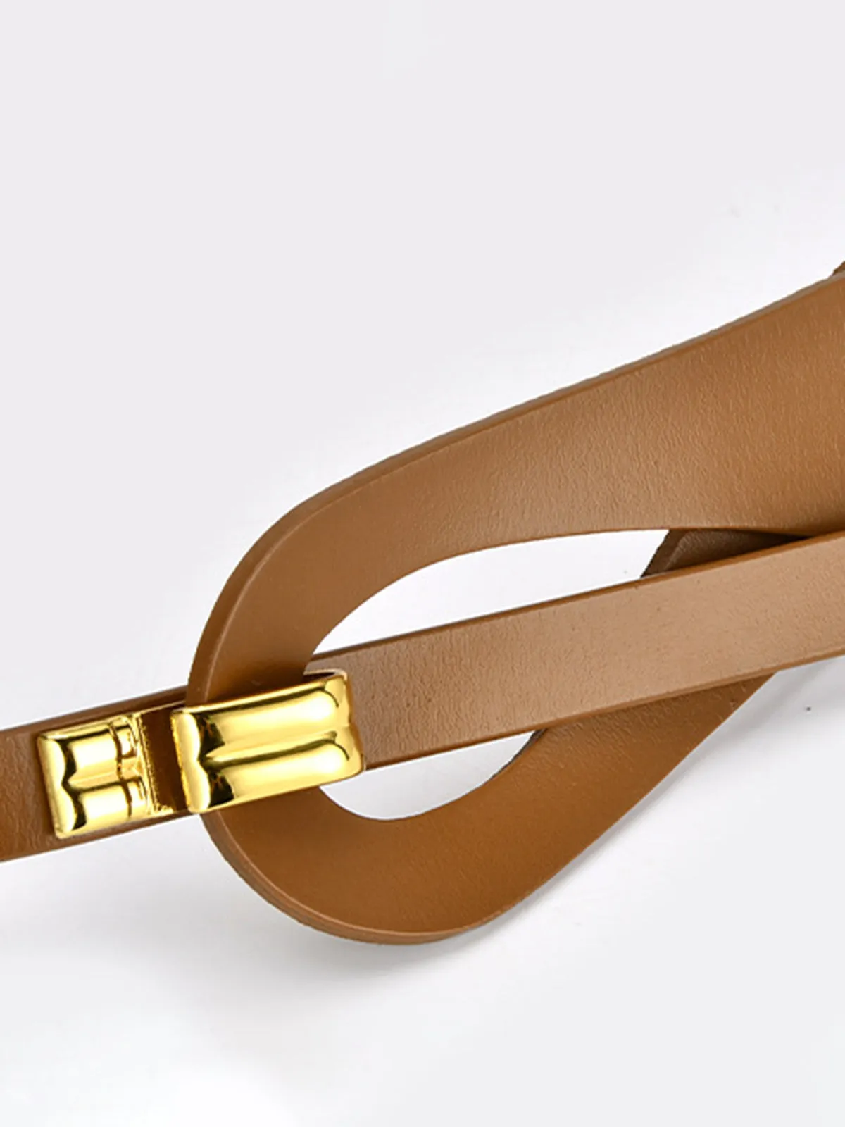Irregular Hollow Leather Belt sold by COMMENSE product image thumbnail 5