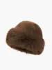 Minimalist Fuzzy Bucket Hat sold by COMMENSE