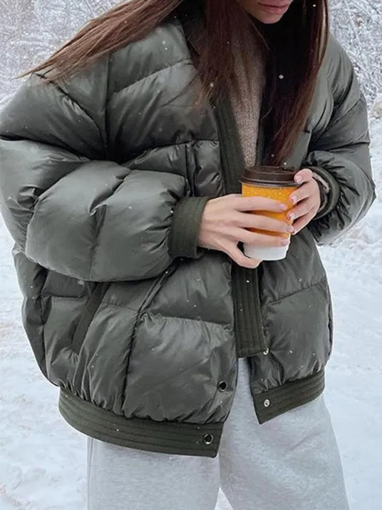 Quilted Button Winter Coat sold by COMMENSE product image thumbnail 5