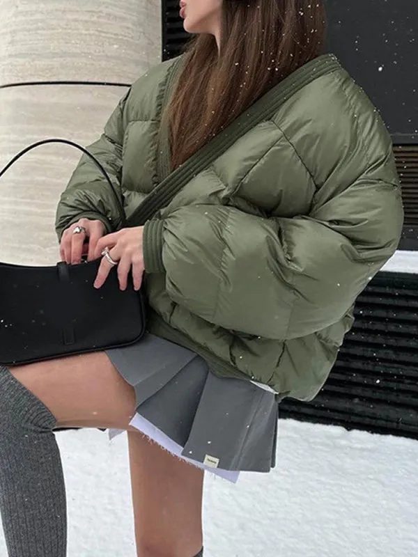 Quilted Button Winter Coat sold by COMMENSE product image thumbnail 2