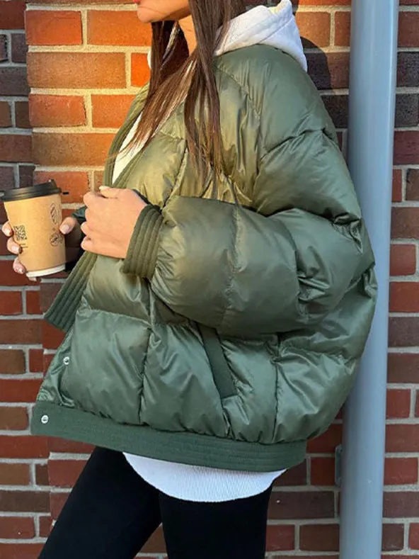 Quilted Button Winter Coat sold by COMMENSE product image thumbnail 3