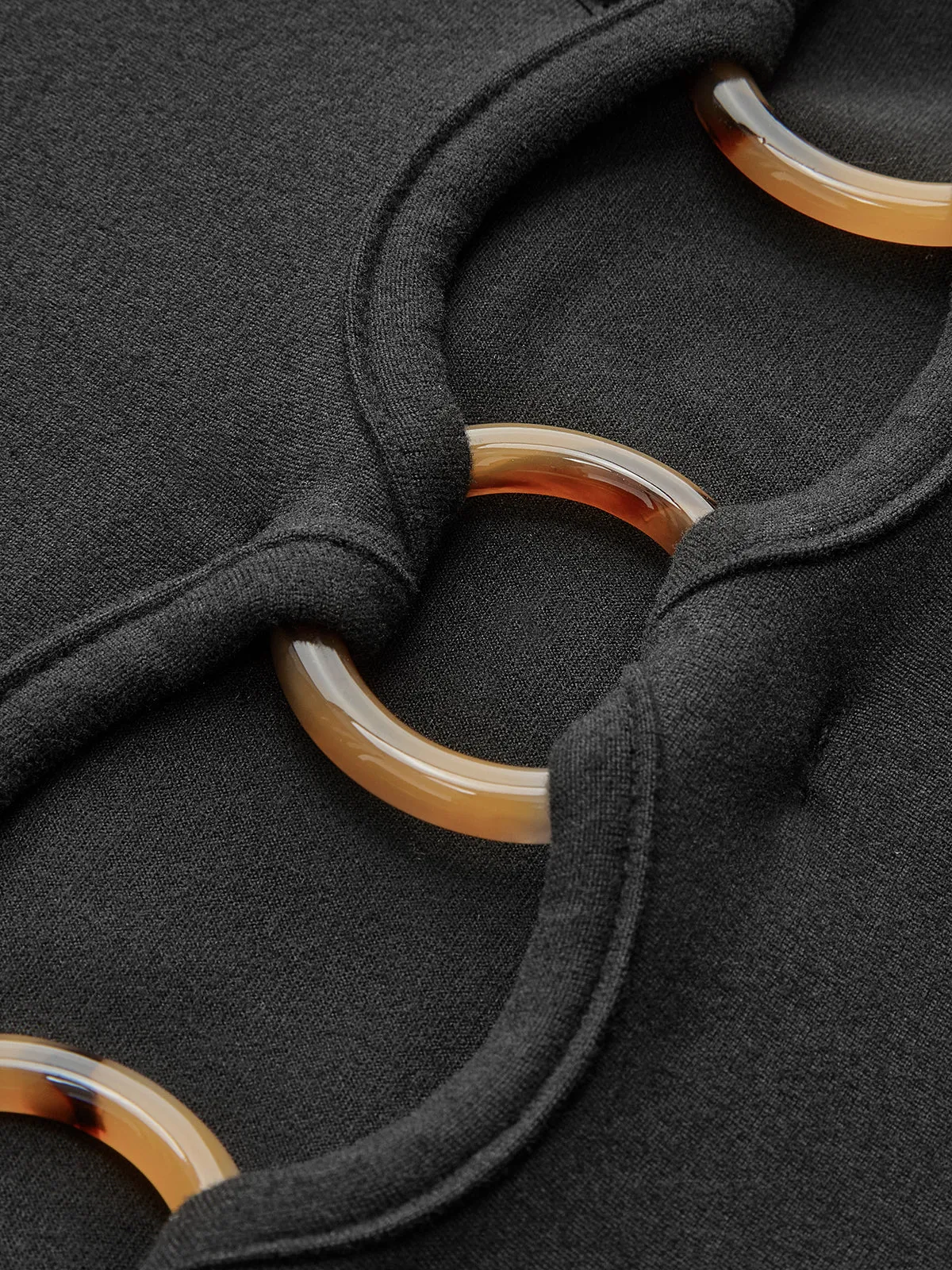 Circle-Ring Cutout Jersey Dress sold by COMMENSE product image thumbnail 2