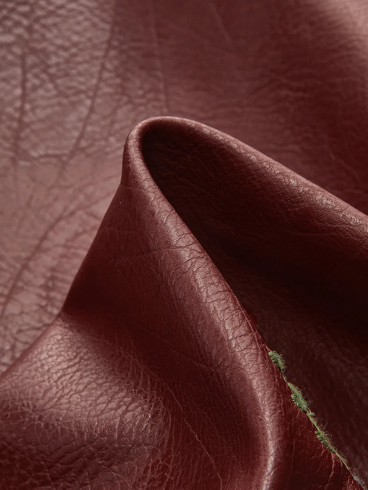 Floral Embroidery Faux Leather Skirt sold by COMMENSE product image thumbnail 4