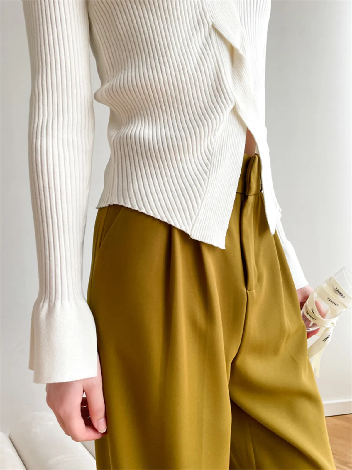 Criss Cross Halter Sweater sold by COMMENSE product image thumbnail 3