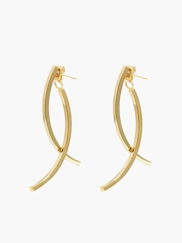 Geometric Stud Pendant  Earrings sold by COMMENSE