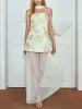 Two Way Floral Tube Dress With Streamers sold by COMMENSE