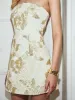 Two Way Floral Tube Dress With Streamers sold by COMMENSE