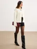 Minimalist Button Split Cardigan sold by COMMENSE