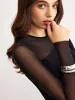 Asymmetrical Panel Jersey Top sold by COMMENSE