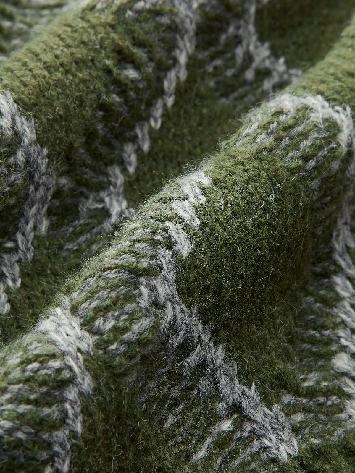 Retro Split Button Sweater Vest sold by COMMENSE product image thumbnail 4