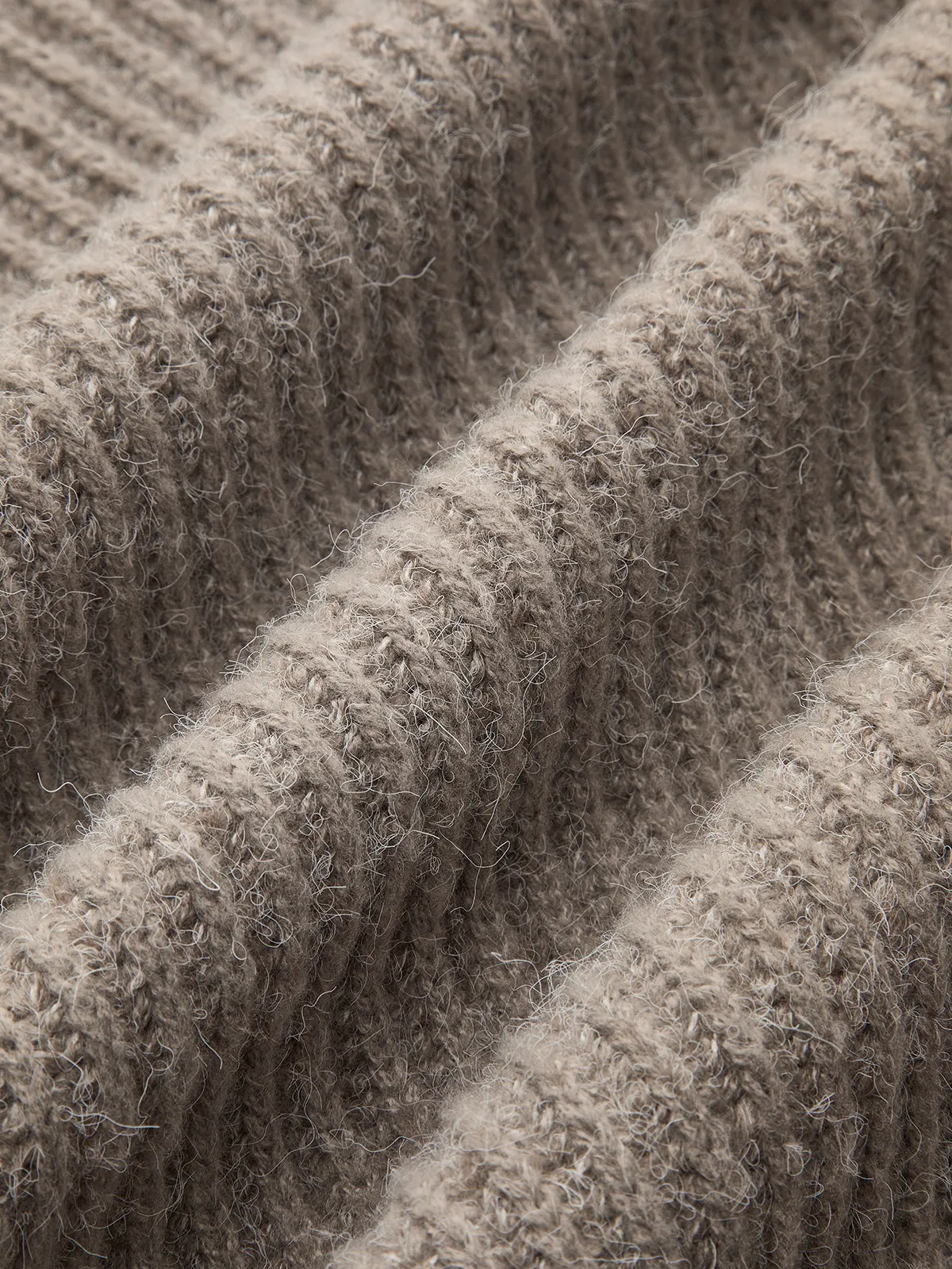 Ribbed Panel Button Knit Outerwear sold by COMMENSE product image thumbnail 4