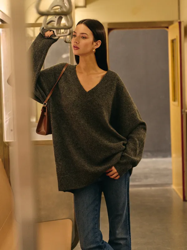 Leisure Wool-Blend Sweater made by COMMENSE