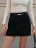 Melt Belted Mini Skirt sold by COMMENSE