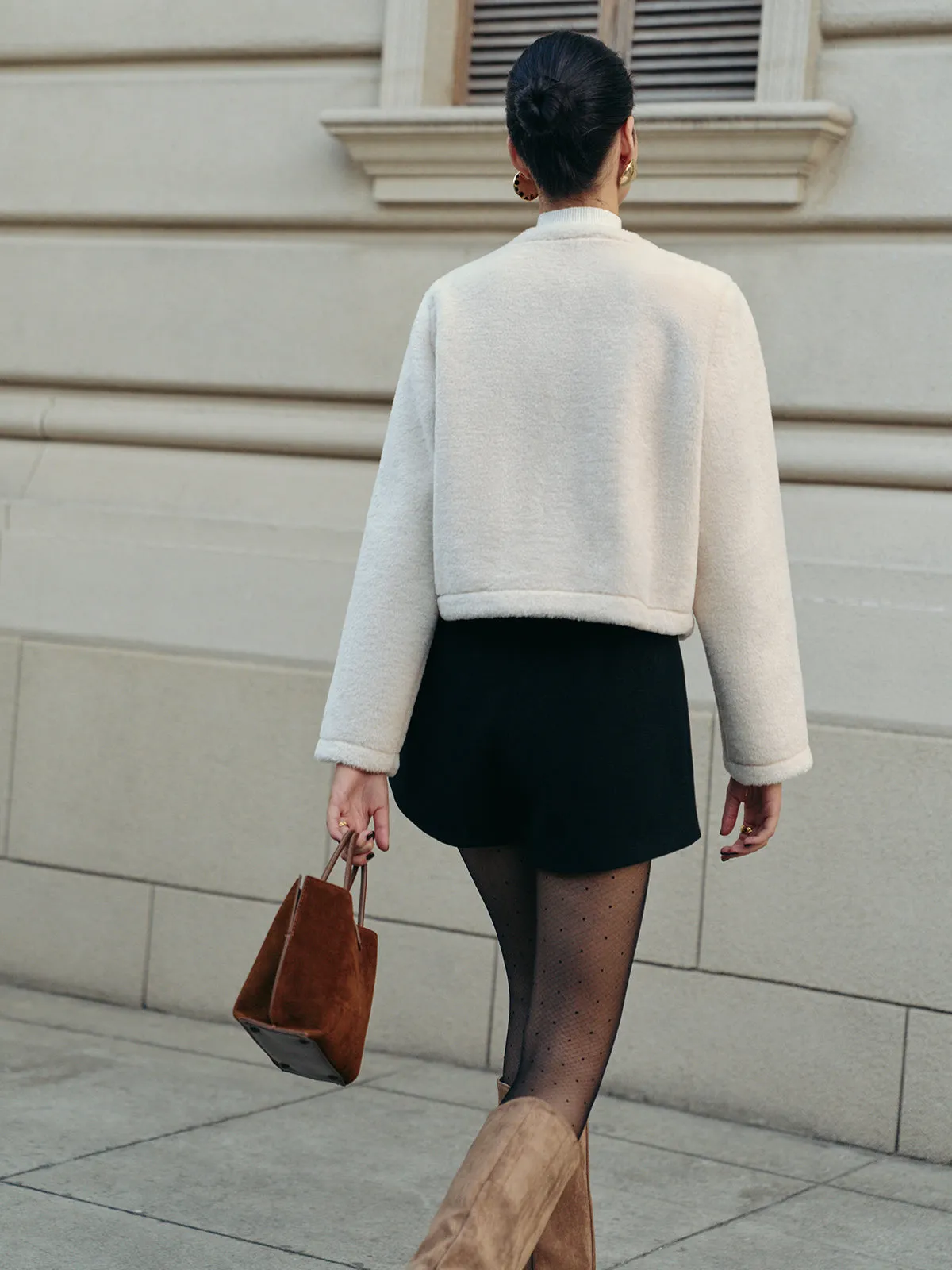 Elegant Faux Fur Short Coat sold by COMMENSE product image thumbnail 5