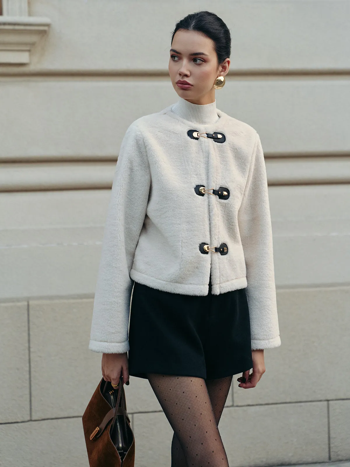 Elegant Faux Fur Short Coat sold by COMMENSE product image thumbnail 2