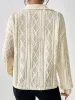 Hollow Crochet Polo Shirt sold by COMMENSE