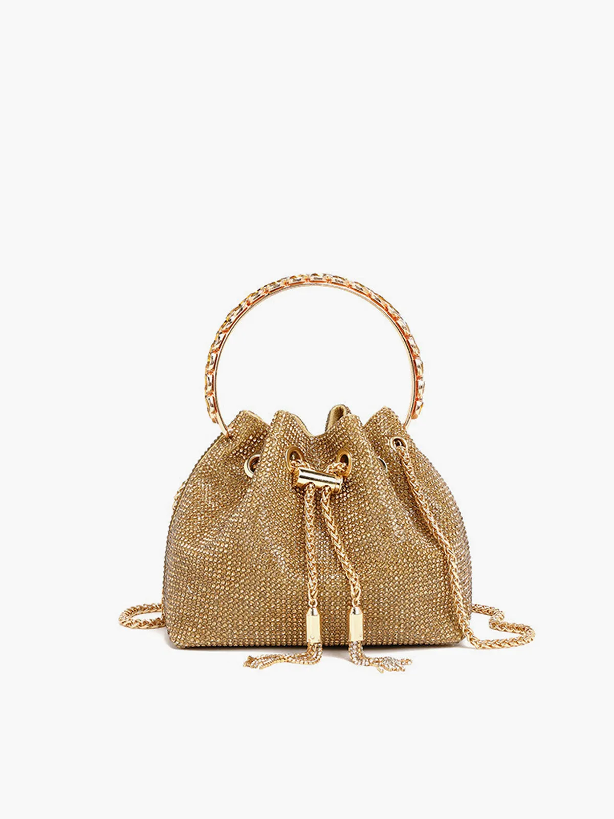 Rhinestone Drawstring Handbag sold by COMMENSE product image thumbnail 2