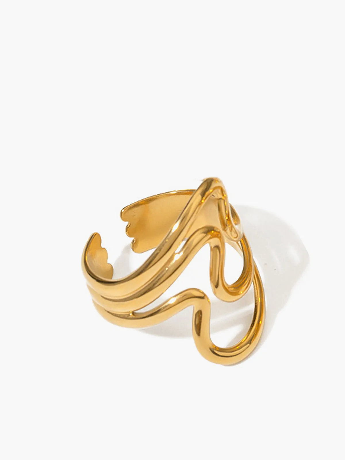 1pc Irregular Open Ring sold by COMMENSE product image thumbnail 2