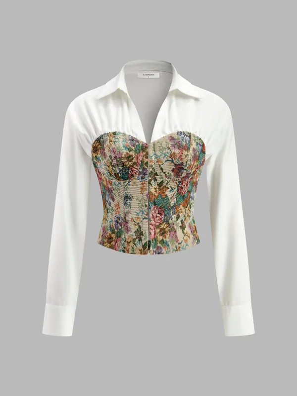 2 in 1 Jacquard Polo Shirt sold by COMMENSE