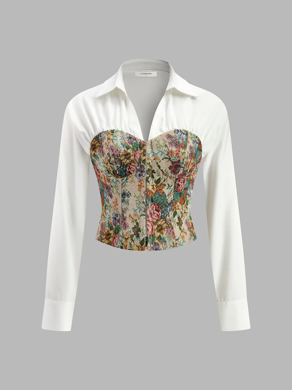 2 in 1 Jacquard Polo Shirt sold by COMMENSE