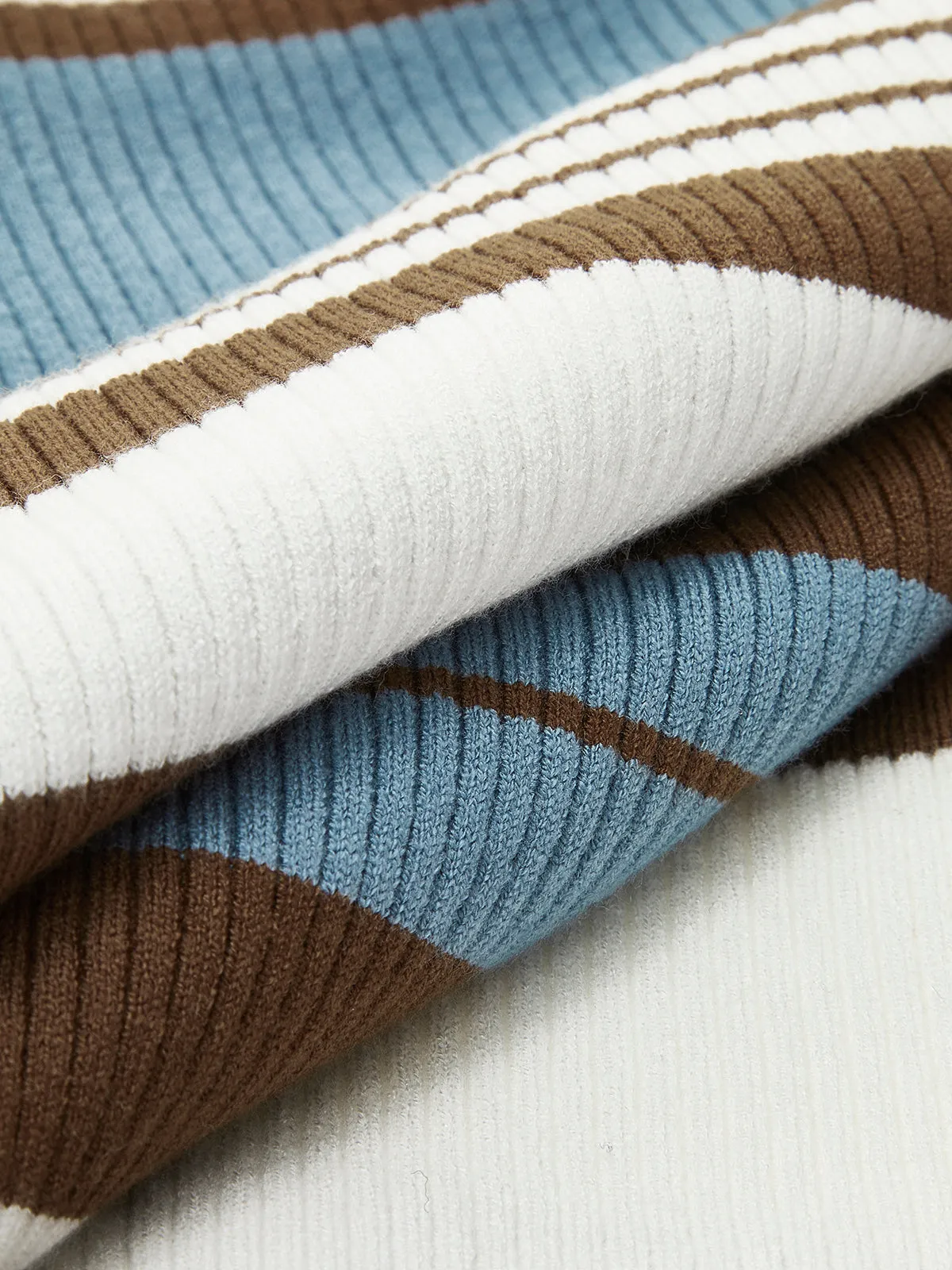 Color Block Lapel Slim Cardigan sold by COMMENSE product image thumbnail 4