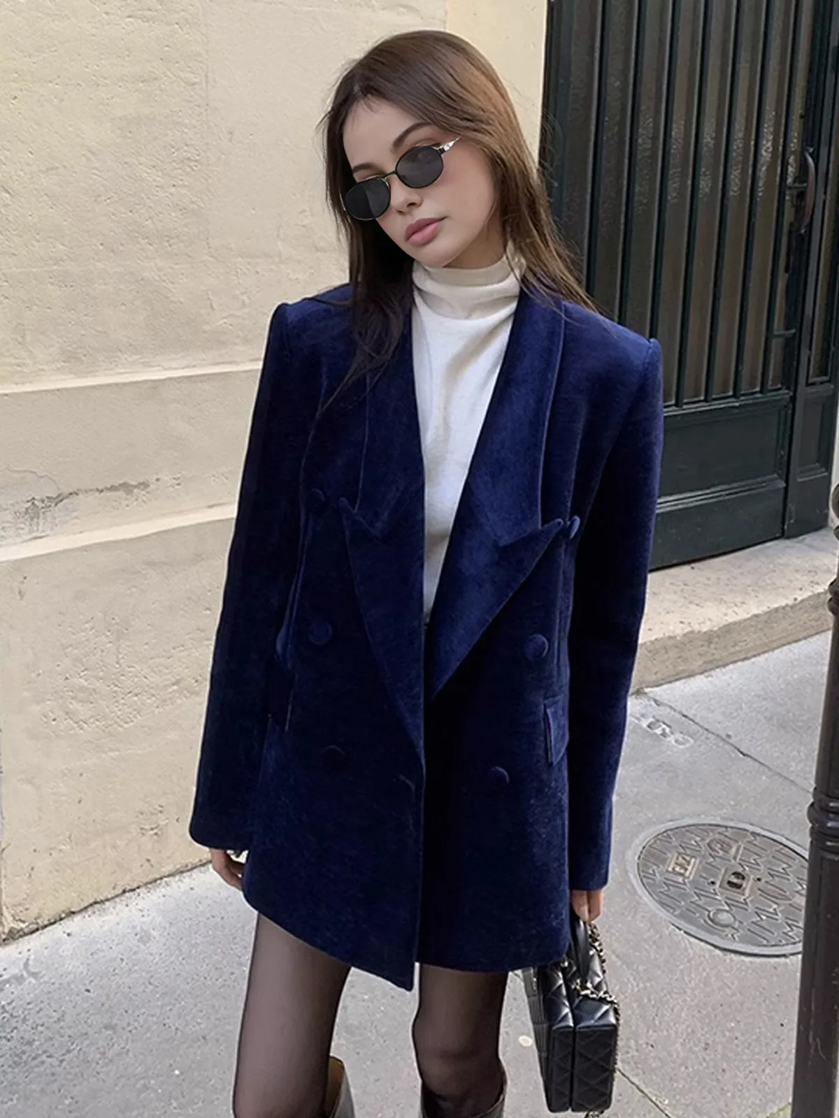 Elegant Shift Button Blazer sold by COMMENSE product image thumbnail 2