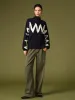 Mock Neck Contrast Binding Sweater sold by COMMENSE