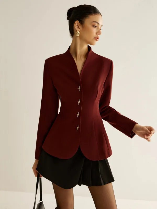 Metal Decor Piping Blazer sold by COMMENSE